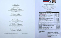 La Maison-Blanche raille la portée d'une "fuite" de documents concernant le sommet en Alaska