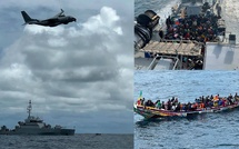 Dakar : 133 candidats à l’émigration irrégulière secourus par la Marine nationale Dakar : 133 candidats à l’émigration irrégulière secourus par la Marine nationale