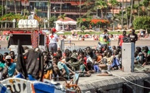 Arrivée de 230 migrants aux Canaries après une traversée depuis le Sénégal Arrivée de 230 migrants aux Canaries après une traversée depuis le Sénégal