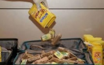 AIBD : la brigade du tourisme des douanes intercepte 11,8 kg de haschich dissimulés dans des pots de Nesquik