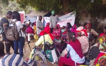 Kaolack : brassards rouges et mobilisation pour l’inclusion des personnes handicapées