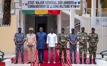Fêtes de fin d’année : Bassirou Diomaye Faye en visite auprès des forces armées en Casamance