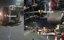 Dakar : deux chauffeurs interpellés après un accident spectaculaire sur l’autoroute