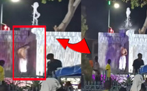 Thiès : un homme prend son bain en pleine journée à la Promenade des Thiessois