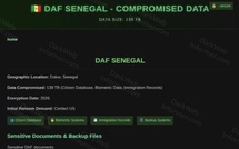 Suspension des activités à la Daf après une offensive numérique revendiquée par un groupe de pirates