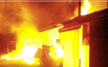 Mbour : un incendie endommage plusieurs boutiques du marché central