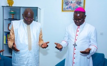 Me Habib Vitin et le Mouvement Thiès D’Abord reçus en audience par Monseigneur André Guèye, Archevêque de Dakar