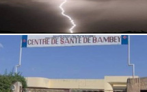 Bambey : la foudre s’abat sur un poste de santé et fait deux victimes