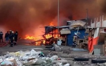 Tambacounda : un mort et d’importants dégâts dans l’incendie du marché Corona
